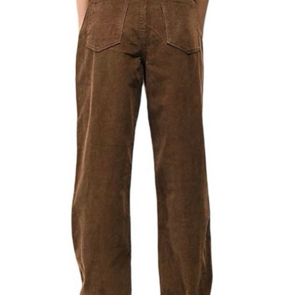 Empyre Tori Relaxed Wide-Leg Corduroy Pants in Dark Chocolate - Picture 2 of 10
